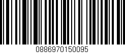 Código de barras (EAN, GTIN, SKU, ISBN): '0886970150095'