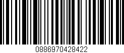 Código de barras (EAN, GTIN, SKU, ISBN): '0886970428422'