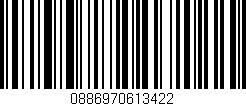 Código de barras (EAN, GTIN, SKU, ISBN): '0886970613422'