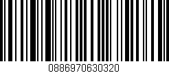 Código de barras (EAN, GTIN, SKU, ISBN): '0886970630320'