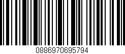 Código de barras (EAN, GTIN, SKU, ISBN): '0886970695794'