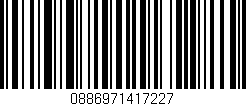 Código de barras (EAN, GTIN, SKU, ISBN): '0886971417227'