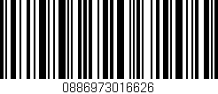 Código de barras (EAN, GTIN, SKU, ISBN): '0886973016626'