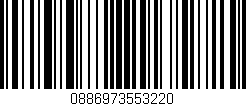 Código de barras (EAN, GTIN, SKU, ISBN): '0886973553220'