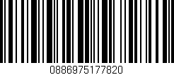 Código de barras (EAN, GTIN, SKU, ISBN): '0886975177820'