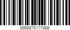 Código de barras (EAN, GTIN, SKU, ISBN): '0886975177998'