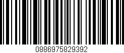 Código de barras (EAN, GTIN, SKU, ISBN): '0886975829392'