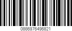 Código de barras (EAN, GTIN, SKU, ISBN): '0886976496821'