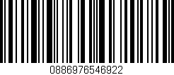 Código de barras (EAN, GTIN, SKU, ISBN): '0886976546922'