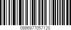 Código de barras (EAN, GTIN, SKU, ISBN): '0886977057120'