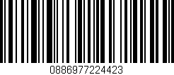 Código de barras (EAN, GTIN, SKU, ISBN): '0886977224423'