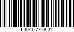 Código de barras (EAN, GTIN, SKU, ISBN): '0886977786921'