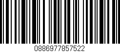 Código de barras (EAN, GTIN, SKU, ISBN): '0886977857522'