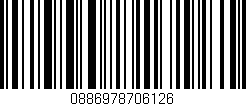 Código de barras (EAN, GTIN, SKU, ISBN): '0886978706126'