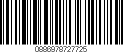Código de barras (EAN, GTIN, SKU, ISBN): '0886978727725'
