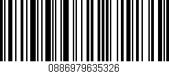 Código de barras (EAN, GTIN, SKU, ISBN): '0886979635326'