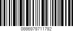Código de barras (EAN, GTIN, SKU, ISBN): '0886979711792'