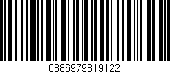 Código de barras (EAN, GTIN, SKU, ISBN): '0886979819122'