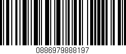 Código de barras (EAN, GTIN, SKU, ISBN): '0886979888197'