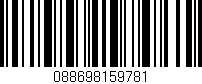 Código de barras (EAN, GTIN, SKU, ISBN): '088698159781'