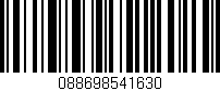 Código de barras (EAN, GTIN, SKU, ISBN): '088698541630'