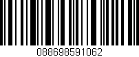 Código de barras (EAN, GTIN, SKU, ISBN): '088698591062'