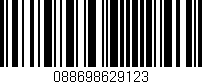 Código de barras (EAN, GTIN, SKU, ISBN): '088698629123'