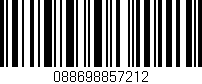Código de barras (EAN, GTIN, SKU, ISBN): '088698857212'