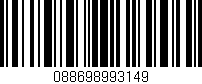Código de barras (EAN, GTIN, SKU, ISBN): '088698993149'
