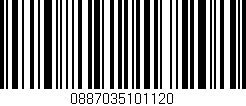 Código de barras (EAN, GTIN, SKU, ISBN): '0887035101120'