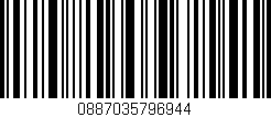 Código de barras (EAN, GTIN, SKU, ISBN): '0887035796944'