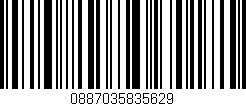 Código de barras (EAN, GTIN, SKU, ISBN): '0887035835629'