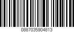 Código de barras (EAN, GTIN, SKU, ISBN): '0887035904813'