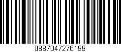 Código de barras (EAN, GTIN, SKU, ISBN): '0887047276199'