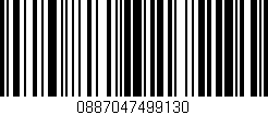 Código de barras (EAN, GTIN, SKU, ISBN): '0887047499130'