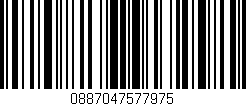 Código de barras (EAN, GTIN, SKU, ISBN): '0887047577975'