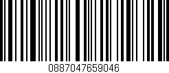 Código de barras (EAN, GTIN, SKU, ISBN): '0887047659046'