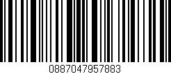 Código de barras (EAN, GTIN, SKU, ISBN): '0887047957883'