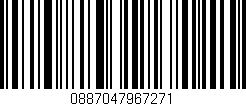 Código de barras (EAN, GTIN, SKU, ISBN): '0887047967271'
