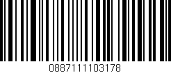 Código de barras (EAN, GTIN, SKU, ISBN): '0887111103178'
