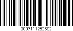 Código de barras (EAN, GTIN, SKU, ISBN): '0887111252692'