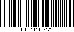 Código de barras (EAN, GTIN, SKU, ISBN): '0887111427472'