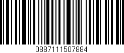 Código de barras (EAN, GTIN, SKU, ISBN): '0887111507884'