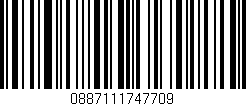 Código de barras (EAN, GTIN, SKU, ISBN): '0887111747709'