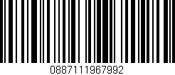 Código de barras (EAN, GTIN, SKU, ISBN): '0887111967992'