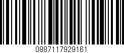 Código de barras (EAN, GTIN, SKU, ISBN): '0887117929161'
