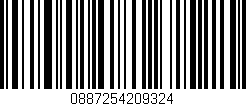 Código de barras (EAN, GTIN, SKU, ISBN): '0887254209324'