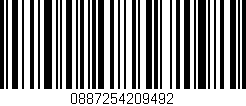 Código de barras (EAN, GTIN, SKU, ISBN): '0887254209492'