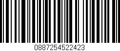 Código de barras (EAN, GTIN, SKU, ISBN): '0887254522423'