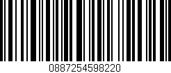 Código de barras (EAN, GTIN, SKU, ISBN): '0887254598220'